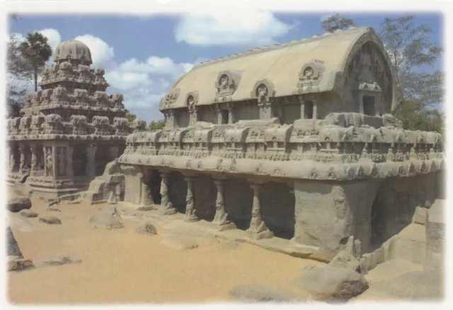 (82129) Postkarte Indien fünf Rathas von Mamallapuram - unveröffentlicht