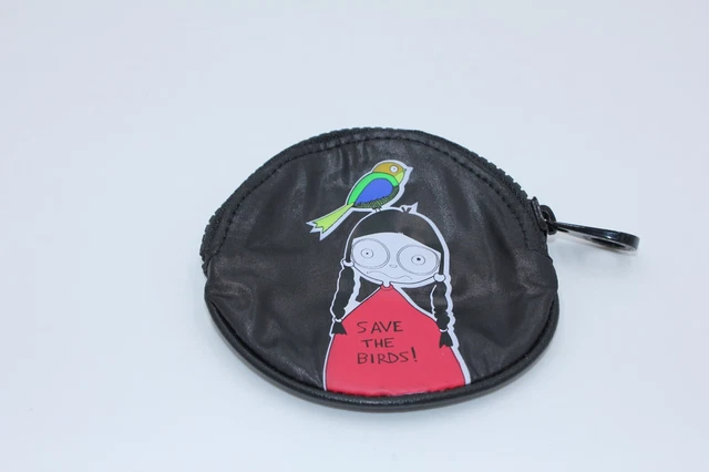 Marc Jacobs Nylon Coin Purse "Save the birds" motif Marc Jacobs Nylon Coin Purse "Save the birds" motif
