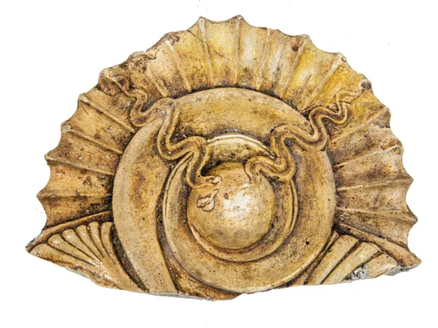 original louis sullivan 1884-85 plaster residential ceiling medallion fragment