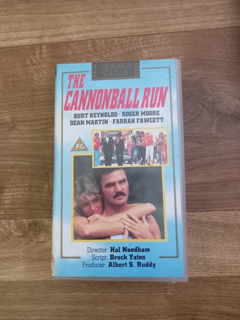 THE CANNONBALL RUN VHS Video Burt Reynolds Farrah Fawcett Roger