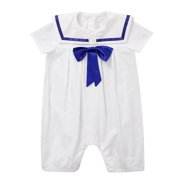 Tuta neonato pumper bambina manica corta tuta casual top