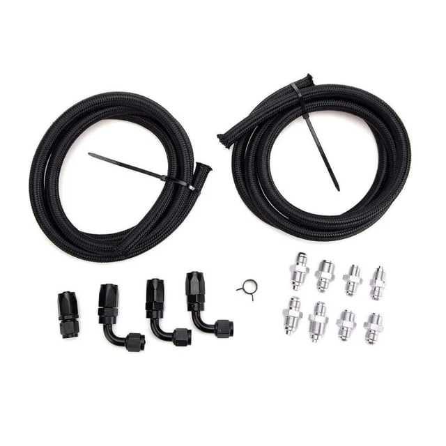 UNIVERSAL POWER STEERING Pump Hose Kit For LS Swap Pressure Return Line