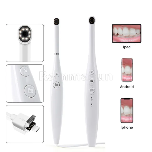 Dental Wireless WIFI/USB Intraoral Oral Camera Dynamic Endoscope Photograph