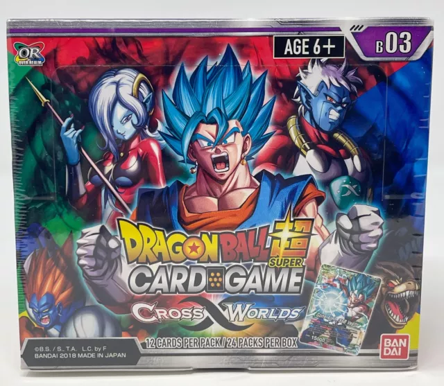 Dragon Ball Super- Cross Worlds - SEALED Booster Box TCG