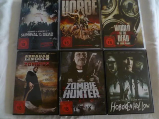 SAMMLUNG DVD´ ZOMBIE HUNTER, SURVIVAL OF THE DEAD, DIE HORDE usw...