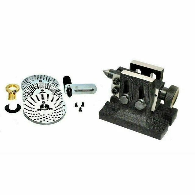 Indexing Plate Set With Double Bolt Tailstock Used With Rotary Table HV4 & HV6