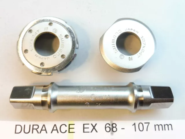 Shimano  Dura Ace  EX  68 - 107 mm bottom bracket / NOS bicycle L'eroica