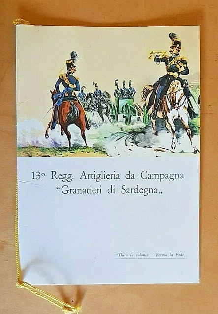 13 REGGIMENTO ARTIGLIERIA granatieri di sardegna calendario 1965 EUR 15