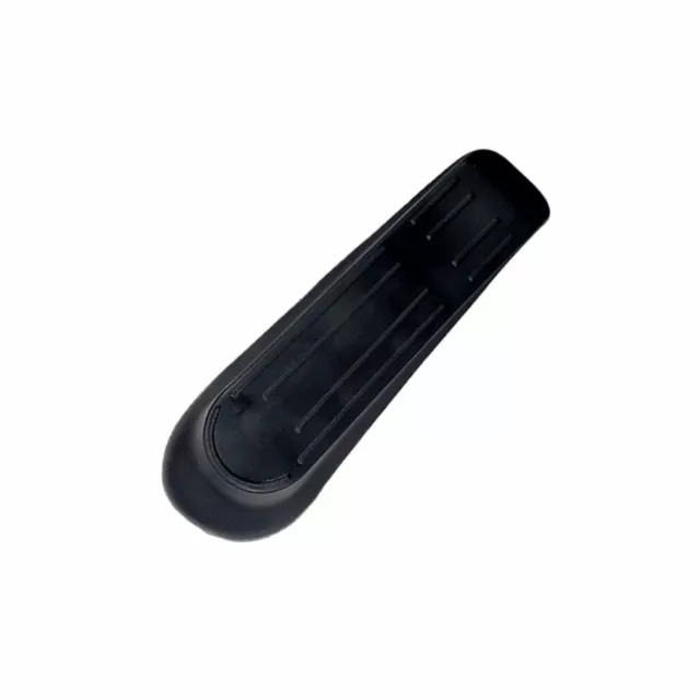 3x Black Rubber Door Stopper Wedge Non-slip Rubber Home Office Heavy Duty Doors