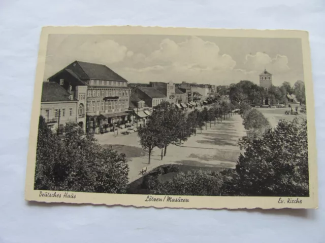 AK  Lötzen, Deutsches Haus, Masuren, Ostpreußen,Polen. gel 1943