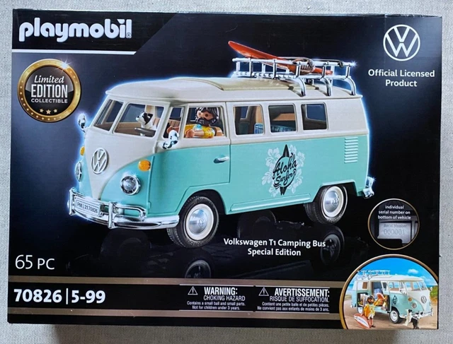 Acheter Playmobil Volkswagen T1 Camping Bus Van Volkswagen T1 70176