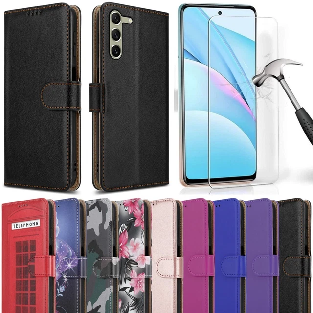 Étui Portefeuille Cuir Pour Google Pixel 5, 4A 5G - Avec Verre Trempé Inclus - Multicolore - PIXFAB