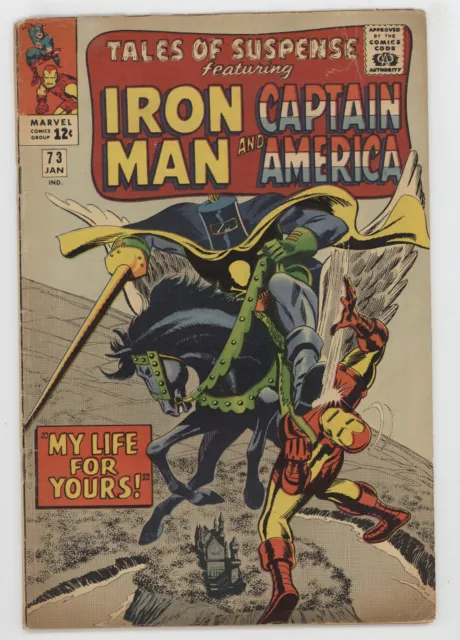 Tales Of Suspense 73 Marvel 1966 FN Iron Man Captain America Black Knight