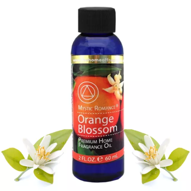 1PC Flor de Naranja Fragancia Aceite Quemador Aromaterapia 59ml Aire Difusor