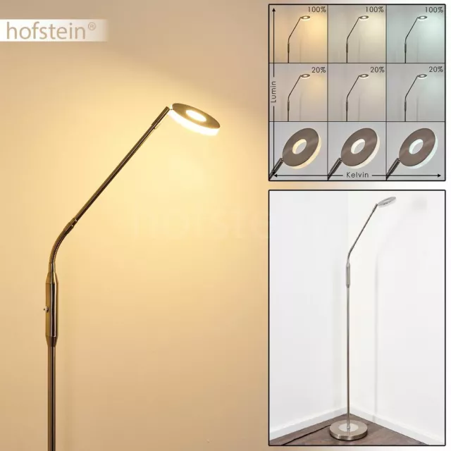 Lese Leuchte LED Dimmbare Boden Stand Steh Lampe Wohn Schlaf Zimmer Beleuchtung