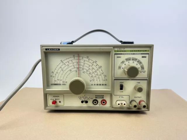 Leader Signal Generator Rarität LSG-17 selten Audio Radiowerkstatt Messtechnik