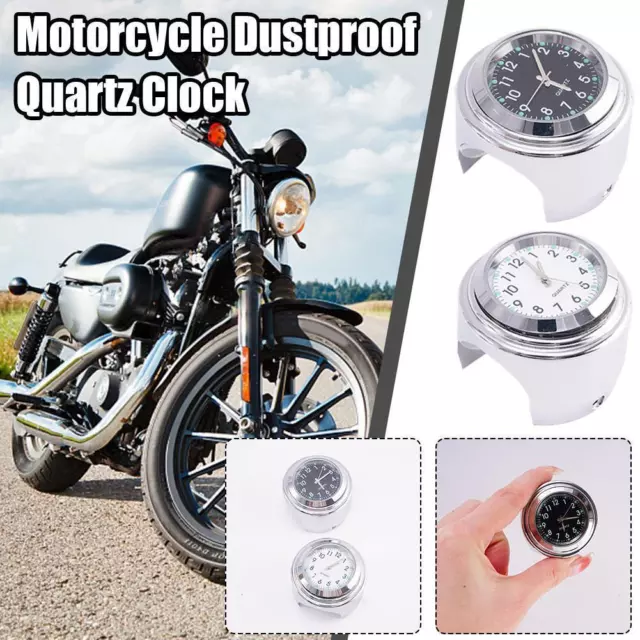 1pcs Motorraduhr Uhr Uhren Clock für Motorrad Lenkeruhr Wasserdicht- K7W5