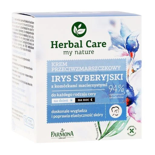 Anti-Wrinkle Cream Siberian Iris Flower Herbal Care Farmona 50ml