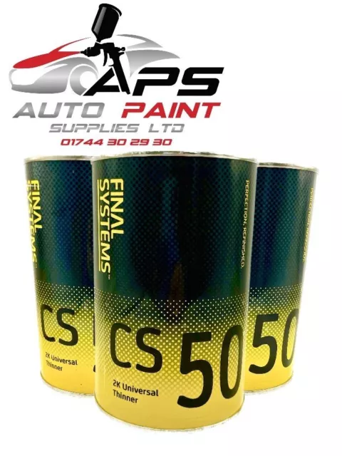 x3 FINAL SYSTEMS 2K Forniture corpo vernice laccata primer universale più sottile CS50 1 L