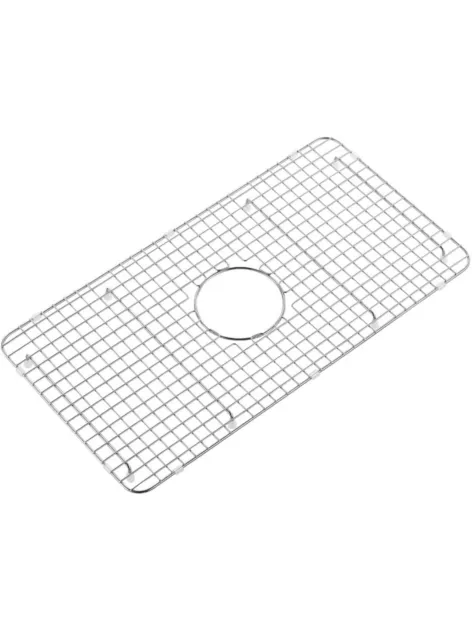 29.5 in. x 15 in. Centre Drain Sink Grid with Supersoft Silicone Feet in 304...