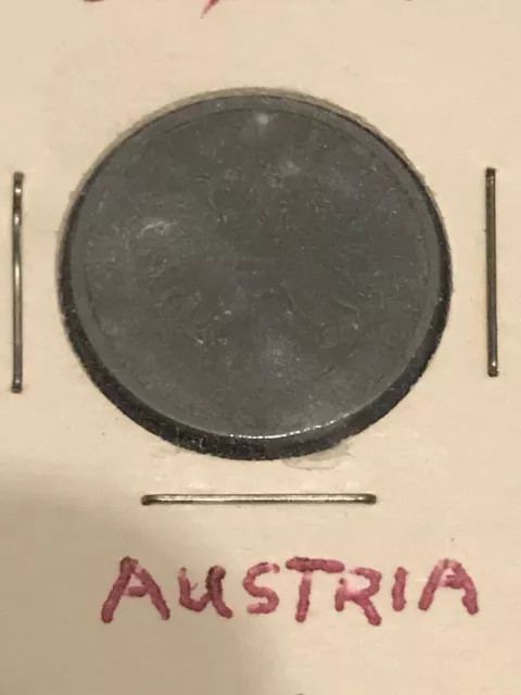 AUSTRIA 10 GROSCHEN 1948 Coin 🇦🇹 Austrian Post-WWII Era ZINC Really Nice! 2