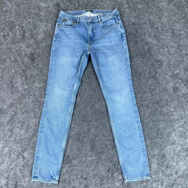 Polo Ralph Lauren Jeans Womens 30 The Tompkins Skinny Crop Blue Mid Rise Light