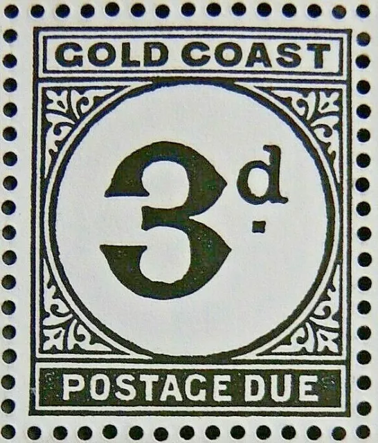 GOLD COAST 1951-52 SG D6 KGVI 3d. POSTAGE DUE  -  MNH - CV £4.50