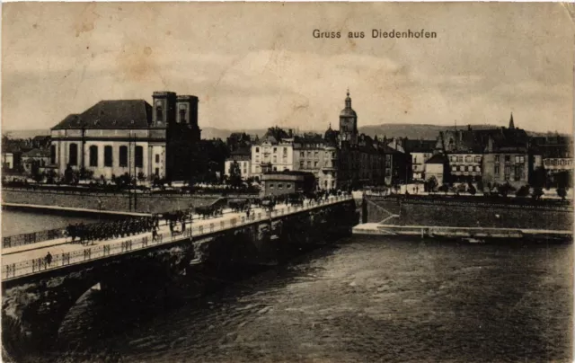 CPA AK greeting from DIEDENHOFEN (454572)