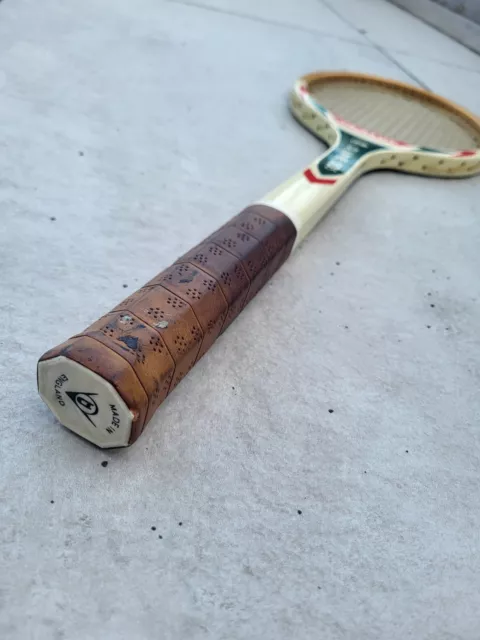 Racchetta da tennis Dunlop D Line 505 Grip 6 media anni 70 vintage antica 3