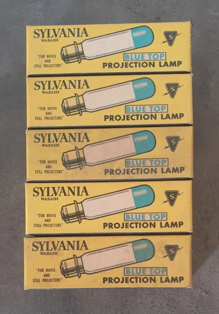 Lot de 5 lampes ampoules SYLVANIA ( 1000W , 115V ) Blue Top Projector Lamp