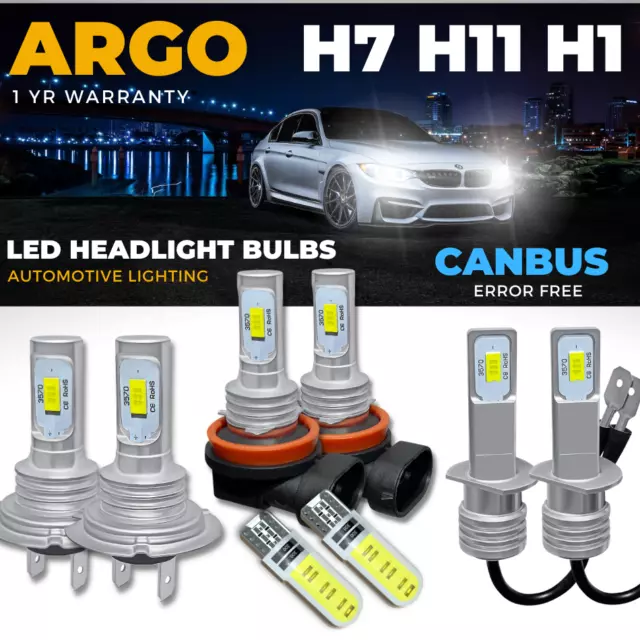 For Ford Custom Transit Led White Xenon Canbus Headlight Fog Side Light Bulbs