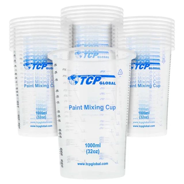Resin Supplies 12pk - 32oz/1QT Epoxy Mixing Cups for Paint and