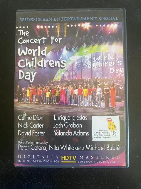 THE CONCERT FOR WORLD CHILDREN'S DAY childrens DVD $7.10 - PicClick