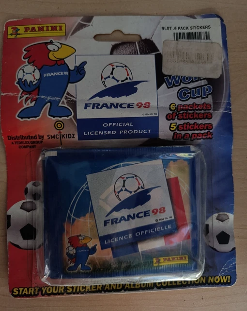 LOT De Stickers Panini & Danone Coupe Du Monde 1998 - 174 Autocollants France 98, Lot Occasion Pour Collectionneurs