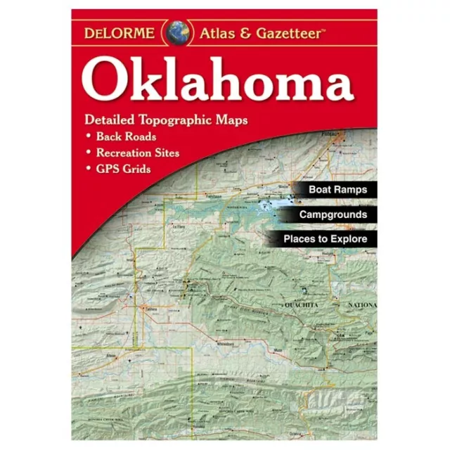 Delorme Oklahoma Topographical Road Atlas & Gazetteer