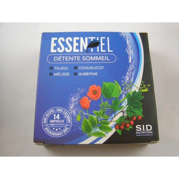 Essentiel Détente Sommeil 14 ampoules