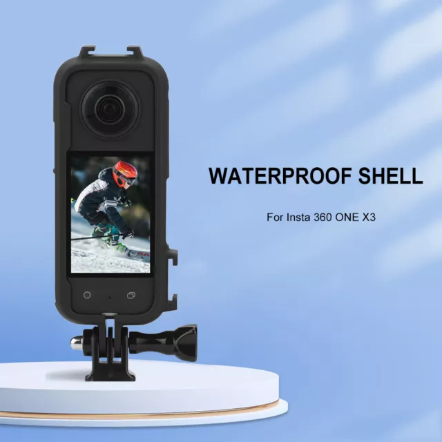 Border Holder Shockproof Frame Cage Camera with 1/4 Adapter for Insta360 ONE X3 3