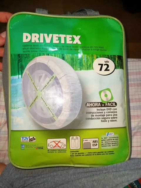 Drivetex Cadena Textil de Nieve Talla 72