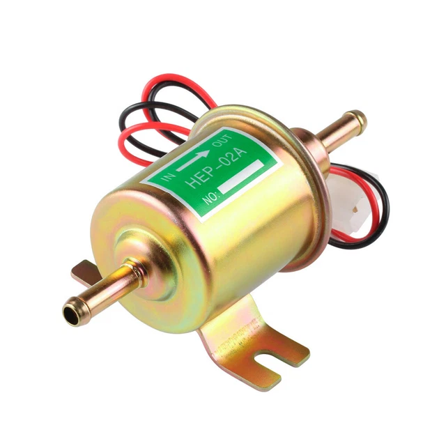 Universal Hep-02a Gas Diesel Fuel Pump Inline Low Pressure Electric Fuel Pump