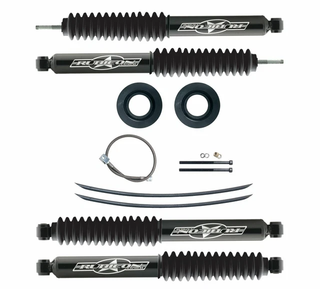 For XJ Lift Kit 2 Inch Budget W/Shocks Rear Add A Leaf 84-01 Cherokee XJ Rubicon