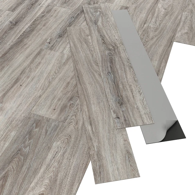 Tablas de vinilo de PVC efecto madera 16 ud. Suelo 2mm-2,23m2 91,44x15,24x2mm MERCANCÍA