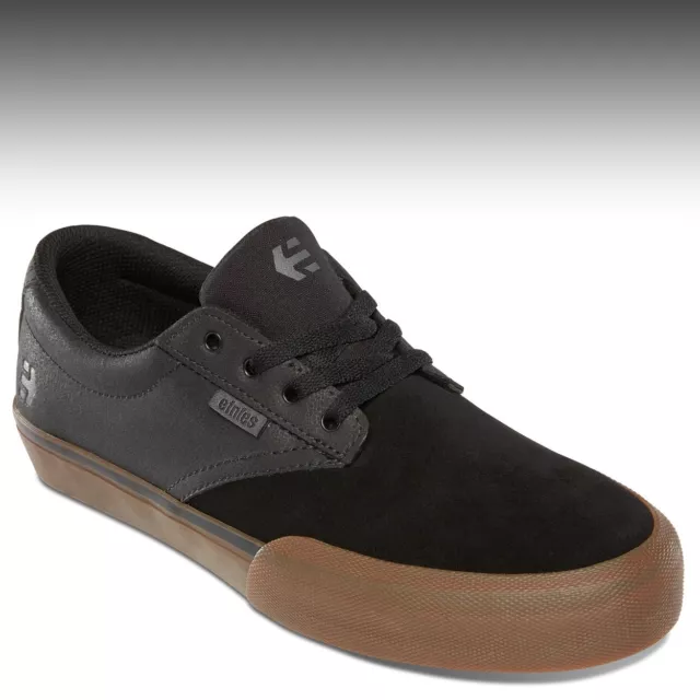 Etnies Jameson Vulc Bmx Size 7.5 Men's Black Gum Skate Shoes