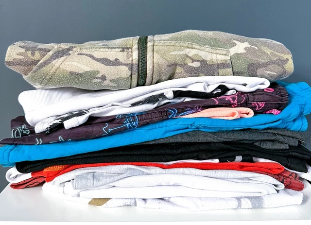 Pacchetto Abbigliamento Ragazzo 14 Pezzi Abbigliamento Cappuccio Top Pantaloncini Pantaloni Pigiastro 9-10 anni