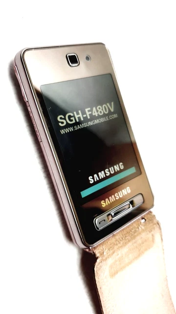 Smartphone vintage Samsung SGH-F480 Player Style Rose écran tactile