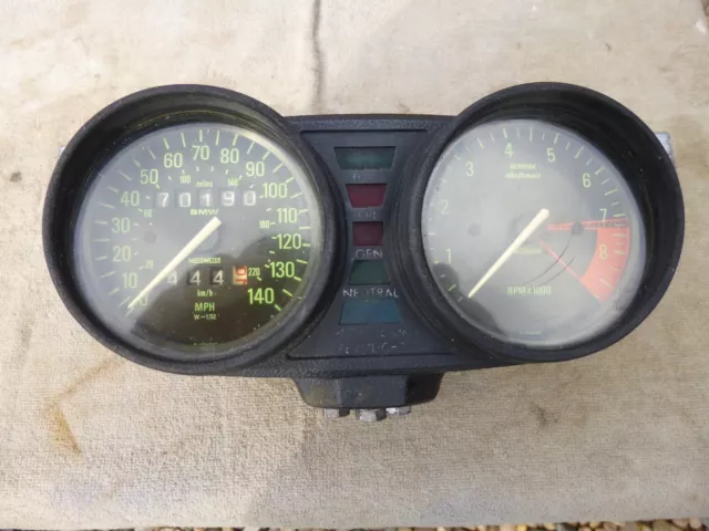 Bmw airhead boxer speedo and tacho rev counter R100 R80 R100rt R80rt R100rs
