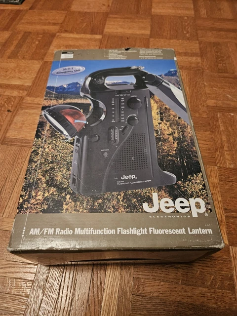 Radio Utilitaire JEEP 10-en-1 – Lampe, Boussole, Répulsif Moustiques, Lampe Torche