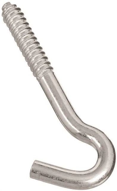 National Hardware 2154BC Series N220-830 Screw Hook, 3/8 in Opening, 4-1/2 in L,