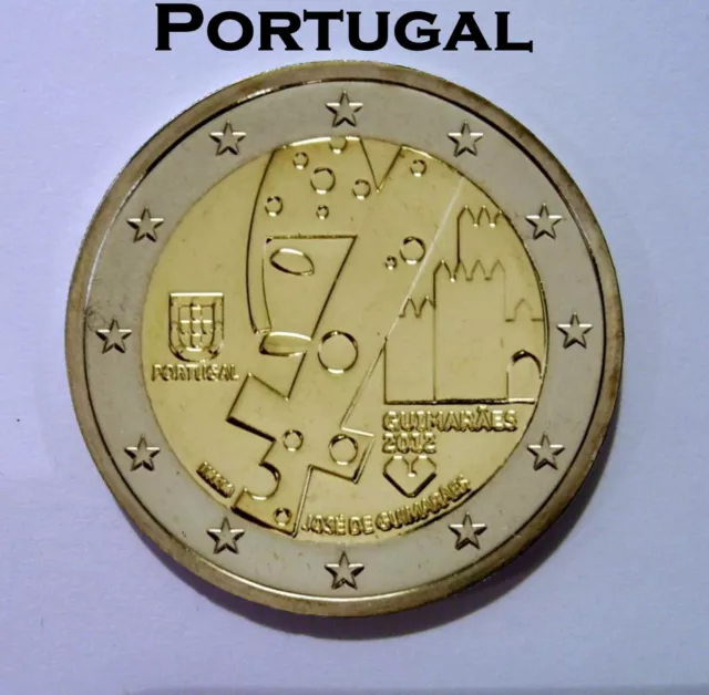 2 Euro Gedenkmünze Portugal 2012 "Guimarães, Europäische Kulturhauptstadt 2012"