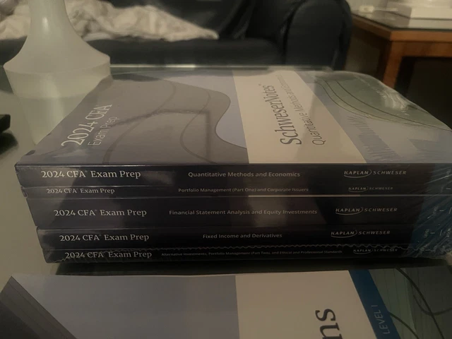 CFA LEVEL 1 Kaplan Schweser Notes 2024 EUR 270,00 - PicClick DE