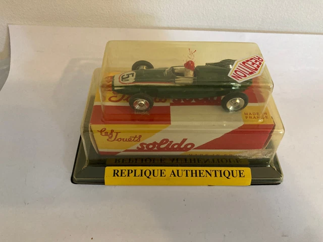 1/43 Solido Cooper F2 1959 état neuf sous blister scellé non ouvert et boite